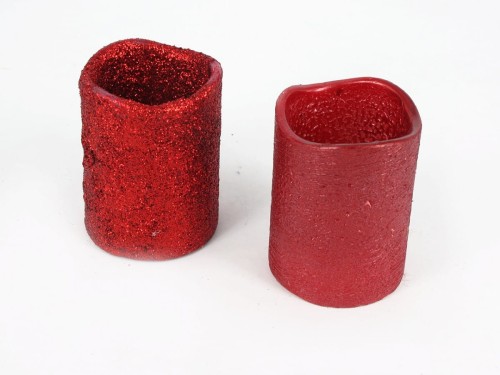 Świeca led mała czerwona mix