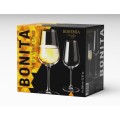 Zestaw 6 kieliszków wino białe 360 ml Bonita Bohemia Prestige 5904121802299