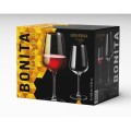 Zestaw 6 kieliszków wino czerwone 450ml Bonita Bohemia Prestige 5904121802305