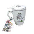Kubek porcelanowy z zaparzaczem HEKSA Bogucice 300 ml 5903517093075