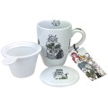 Kubek porcelanowy z zaparzaczem HEKSA Bogucice 300 ml 5903517093075