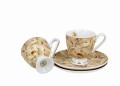 2 Filiżanki espresso ENGLISH ROSES CREAM - Golden Line 5902693948018
