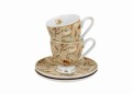 2 Filiżanki espresso ENGLISH ROSES CREAM - Golden Line 5902693948018
