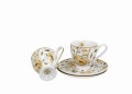 2 Filiżanki espresso ENGLISH ROSES WHITE - Golden Line 5902693947936