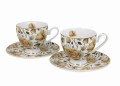 2 Filiżanki ze spodkami ENGLISH ROSES WHITE - Golden Line 5902693947929