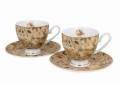 2 Filiżanki ze spodkami ENGLISH ROSES CREAM - Golden Line 5902693948001