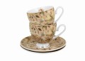 2 Filiżanki ze spodkami ENGLISH ROSES CREAM - Golden Line 5902693948001