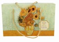 2 Filiżanki ze spodkami SUNFLOWERS inspired by Van Gogh - Golden Line 5902693947844