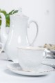 Ćmielów Rococo serwis herbaciano-kawowy 6/21 3604 Złota linia 5902767071024