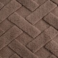 Koc z mikrofibry ciepły puszysty CARO 200x220 Ciemny beżowy 5903571653543