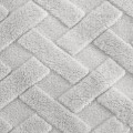 Koc z mikrofibry miękki ciepły puszysty CARO 200x220 srebrny 5903571653550