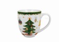 Kubek świąteczny porcelanowy XXL AROUND CHRISTMAS TREE 1000 ml 5902693950912