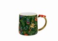Kubek świąteczny porcelanowy z kokardką CHRISTMAS SPIRIT 450 ml 5902693950790