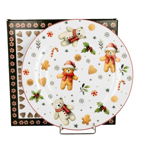 Talerz świąteczny obiadowy CHRISTMAS CUTIES 5902693951094