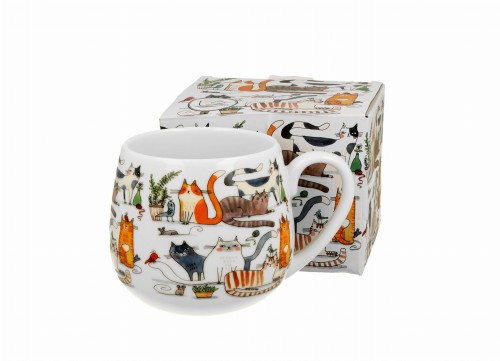 Kubek baryłka Koci Świat LENIWE KOTY 5902693934585