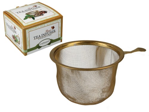 Zaparzacz - sitko Złote do kubka z uchwytem 5905450800963