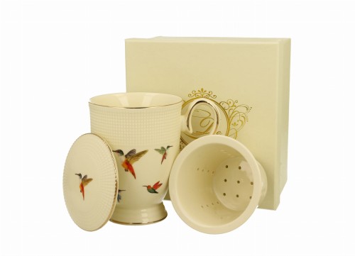 Kubek z zaparzaczem ECRU KOLIBRY 5902693953395
