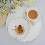 Villa Italia ALEXIA Zestaw do herbaty porcelanowy na 6 osób