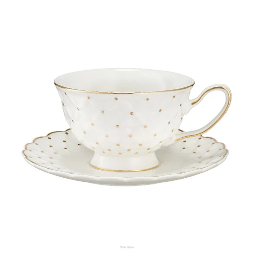 Villa Italia Filiżanka do herbaty porcelanowa 200 ml ALEXIA 5901568480820