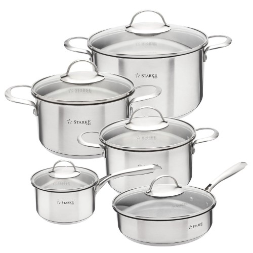 Starke Pro Verse Zestaw 4 Garnków + Patelnia 10 elementów  5903313426930