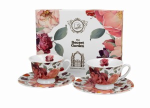 Duo 2 Filiżanki espresso royal SPRING ROSE