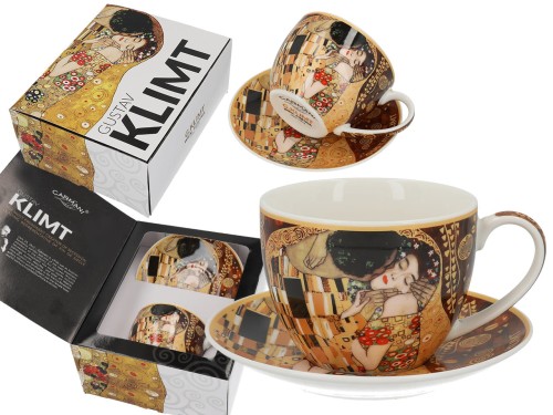 Filiżanka ze spodkiem - G. Klimt, Pocałunek (CARMANI) 5907580049380