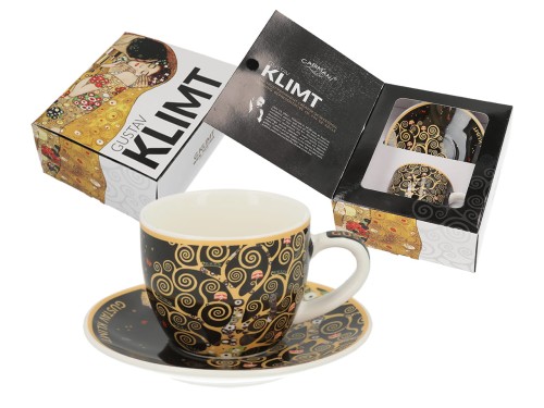 Filiżanka espresso ze spodkiem - G. Klimt, Drzewo życia (CARMANI) 5907580073668