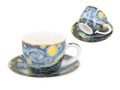 Filiżanka espresso ze spodkiem - V. van Gogh, Gwiaździsta noc (CARMANI) 5907580049571