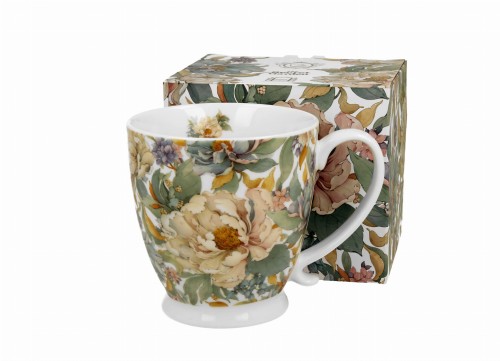 Kubek na stopce PEONY WHITE 5902693950035