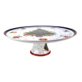 Cicha Noc Patera na ciasto na nóżce 31 cm red 5903517120894