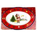 Cicha Noc Półmisek owalny 32 cm red 5903517104450