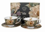 Duo 2 Filiżanki royal ze spodkami PEONY BLUE