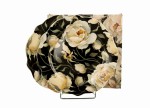 Komplet 2 talerze deserowe ENGLISH ROSES BLACK