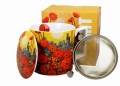 Kubek z zaparzaczem MODERN - POPPIES 5902693954668