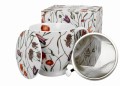 Kubek na stopce z zaparzaczem FLOWER MEADOW 5902693949565