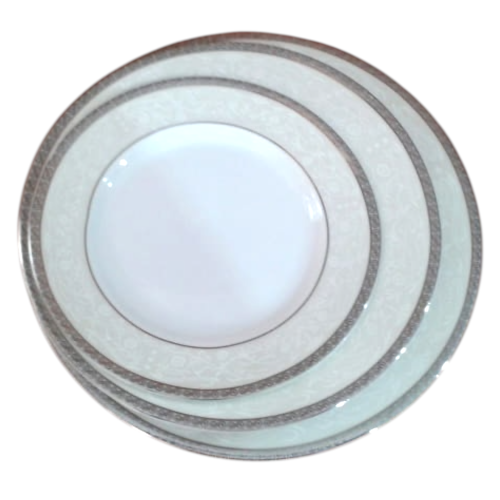 Zestaw talerzy Agawa Platin 6/18 Bogucice 5903517088125