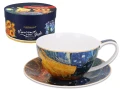 Filiżanka ze spodkiem V. van Gogh Taras Kawiarni Nocą CARMANI 5907580074931