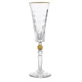 Zestaw 6 kieliszków do szampana 170 ml Conte Gold Prestige 5904121802787