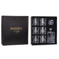 Zestaw do whisky Karafka + 6 szklanek Elegante Platin Bohemia Prestige 5904121802862