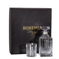 Zestaw do whisky Karafka + 6 szklanek Elegante Platin Bohemia Prestige 5904121802862