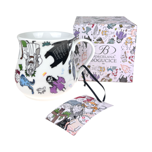 Szolka Kubek porcelanowy BEBOKI i Inni Bogucice 500 ml 5903517118761