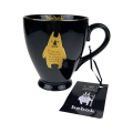 Kubek porcelanowy BEBOK Gold czarny Bogucice Jigg 400 ml 5903517120436