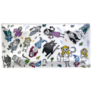 Tacka prostokątna porcelanowa 36,5 cm BEBOKI i Inni Bogucice