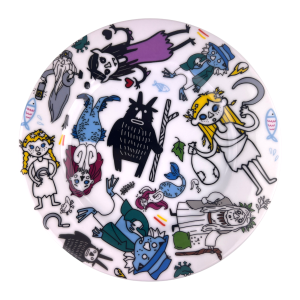 Talerz deserowy 21 cm BEBOKI I INNI Bogucice