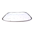 Alumina Bogucice White Talerz deserowy square 22 x 22 cm 5903517122775