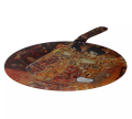 Talerz deserowy z łopatką dec:G.Klimt - Adele Bloch - Bauer śr.30cm /box 5907580014876