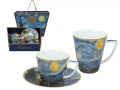 CARMANI Kpl. filiżanka i kubek - V. van Gogh, Gwiaździsta Noc 5905450817787