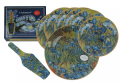 CARMANI Kpl. patera i 6 talerzyków - V. van Gogh, Irysy 5905450815547