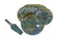 CARMANI Kpl. patera i 6 talerzyków - V. van Gogh, Irysy 5905450815547