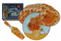 CARMANI Kpl. patera i 6 talerzyków - V. van Gogh, Słoneczniki 5905450815530